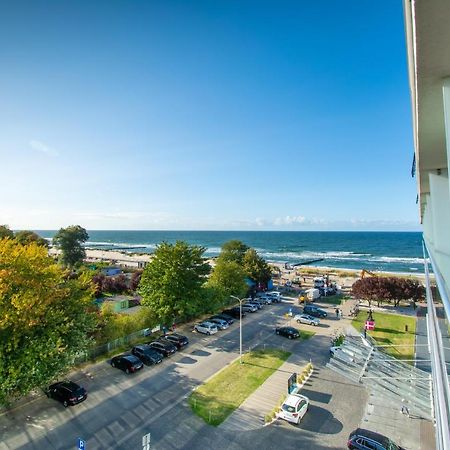 Marine Hotel apartament prywatny studio widok na morze basen sauna jacuzzi Kołobrzeg Buitenkant foto